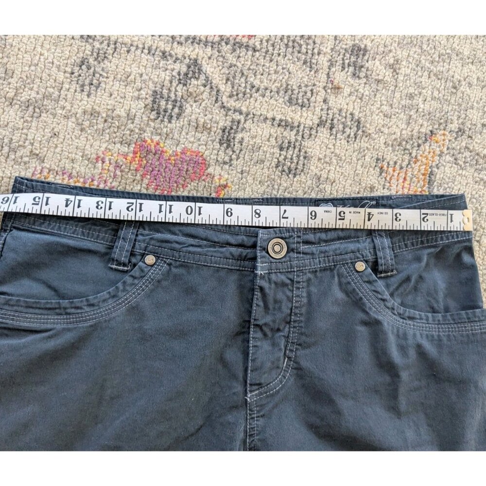 Kuhl Womens Splash Cargo Shorts Size 8 Black Hiking Mountain Culture Travel - Picture 11 of 13